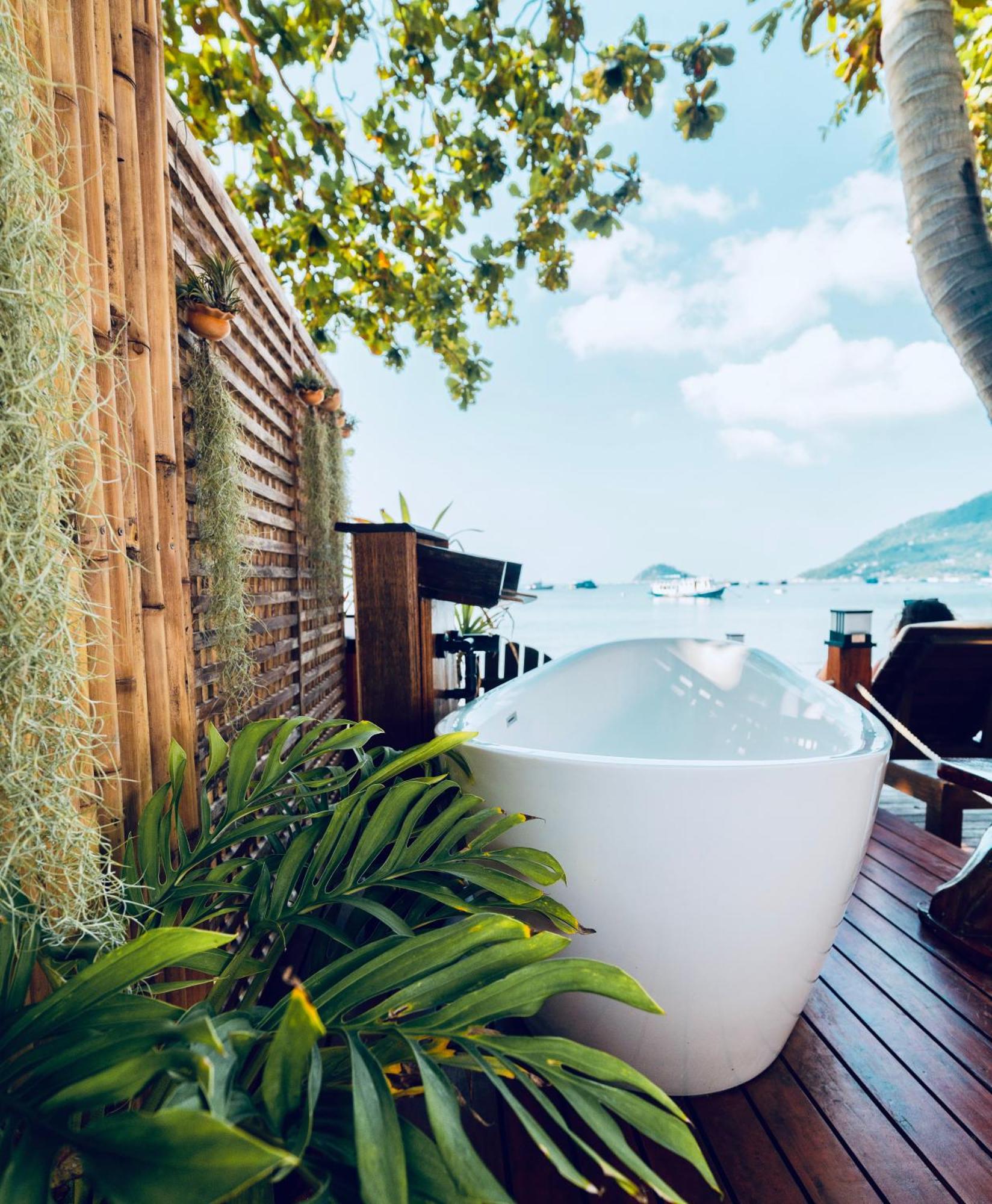 Natures Edge Beachfront Luxury Glamping Ko Tao Zewnętrze zdjęcie