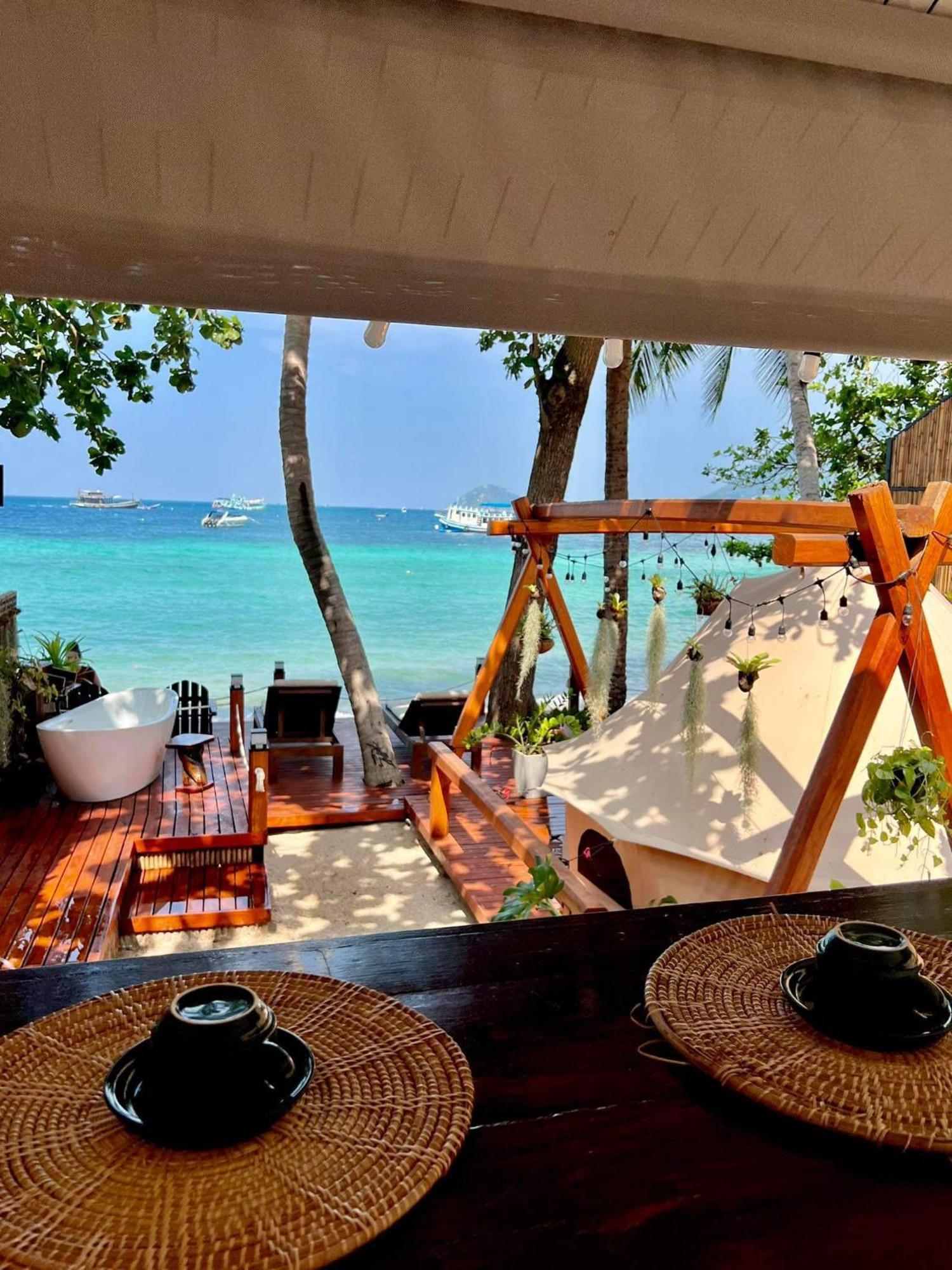 Natures Edge Beachfront Luxury Glamping Ko Tao Zewnętrze zdjęcie